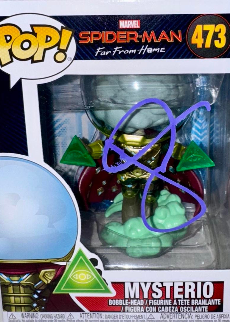 Jake Gyllenhaal Signed Funko Pop #473 "Mysterio" Spider-Man - Beckett COA